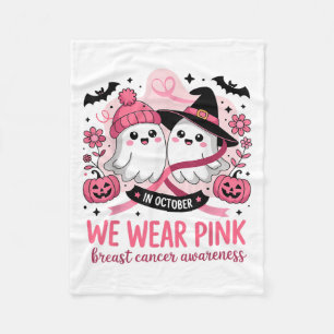 In oktober hebben we de Ghost Witch Breast Cancer  Fleece Deken