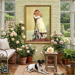In ongenade door Charles Burton Barber, Vintage Ku Poster