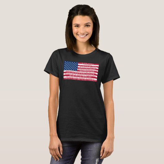 In ons Amerika T-shirt (Voorkant volledig)