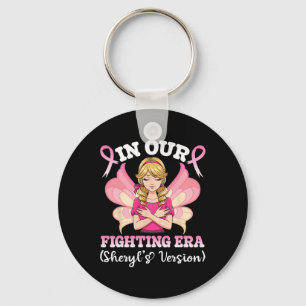 In onze strijd tijdperk Sheryl's borstkanker Aware Sleutelhanger