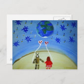 ...In Other Words...art by Jutta Gabriel... Briefkaart (Voorkant / Achterkant)