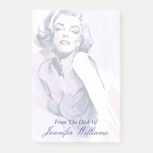 in Paars Post-it® Notes (Voorkant)