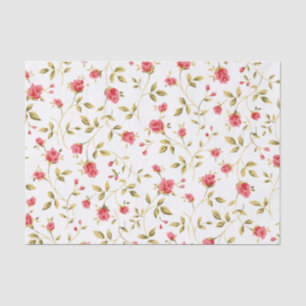 in papier voor roze rozen