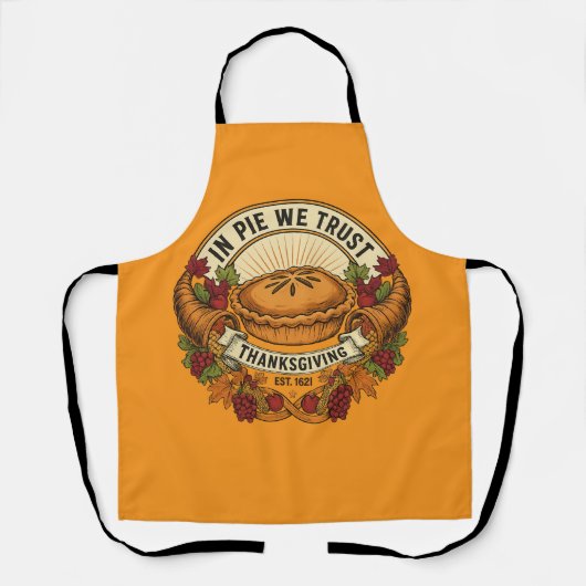 In Pie We Trust Apron Schort (Voorkant)