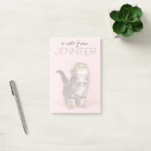  in Pink Kitten Post-it® Notes (Kantoor)
