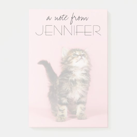  in Pink Kitten Post-it® Notes (Voorkant)