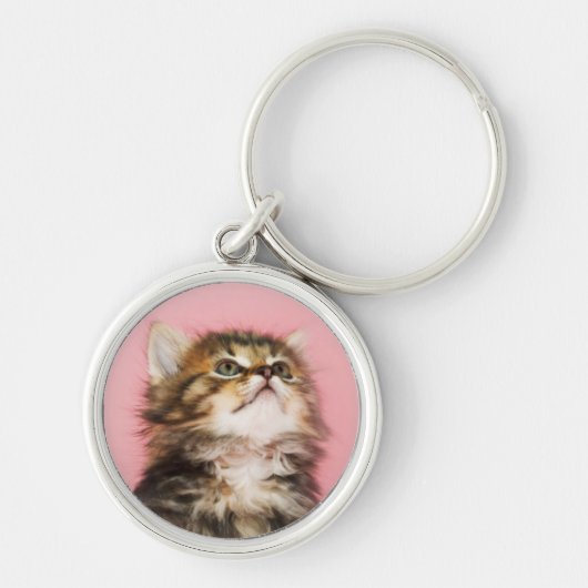 in Pink Kitten Sleutelhanger (Voorkant)