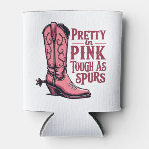  in Pink Tough als Spurs Cowgirl Boot Western Blikjeskoeler