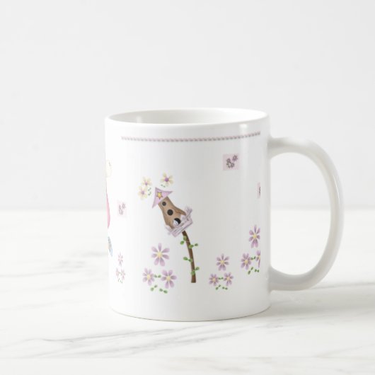  in Pinks Koffiemok (Rechts)