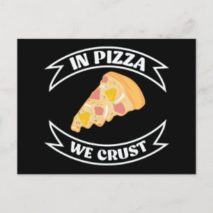 In Pizza gooien we grappig Briefkaart