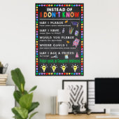 In plaats van dat ik geen Poster van groeidemper k (Thuiskantoor)