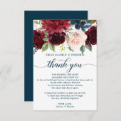 In plaats van Favors. Bedankt dat je creditcard he Aankondiging (Voorkant / Achterkant)