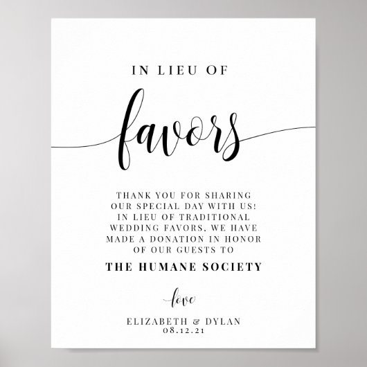 In plaats van het Poster van de Ontvangst van de b (Voorkant)