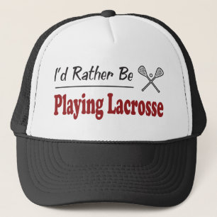 In plaats van lacrosse af te spelen trucker pet