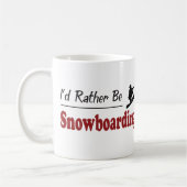 In plaats van snowboarden koffiemok (Links)