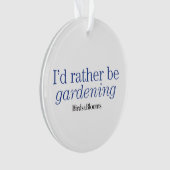 In plaats van tuinieren ornament (voorkant)