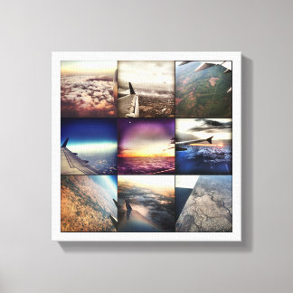 "In Plane Uitzicht" Canvas Afdruk
