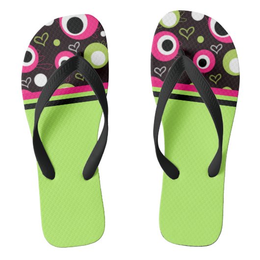  in pooldots Collectie - Teenslippers (Voetbed)