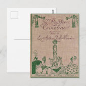 In Powder en Crinoline, Kay Nielsen's hardcover Briefkaart (Voorkant / Achterkant)