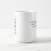 In Principio Erat Verbum Latijn met Engels Koffiemok (Center)