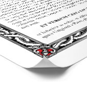 "In Principio" Side Altar Kaart Poster (Hoek)