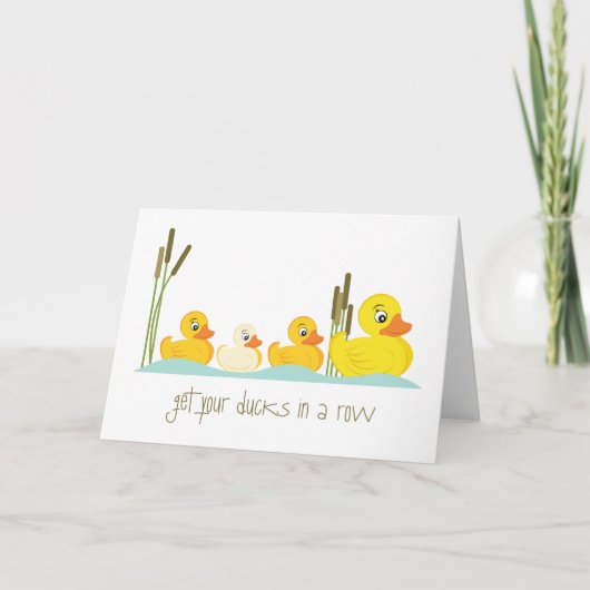 In rij kaart (Voorkant)