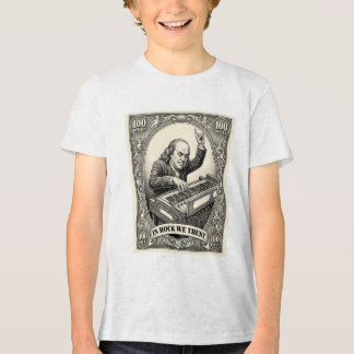 In Rock We Trust 100 Rocks Franklin Toetsenist Tri-Blend Shirt