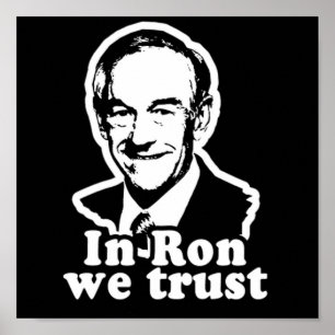 In Ron vertrouwen we het Poster van de Campagne