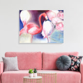 in roze 2012 canvas afdruk (Insitu (Woonkamer))
