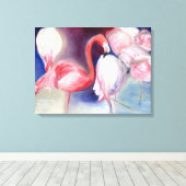 in roze 2012 canvas afdruk (Insitu (Houten vloer))