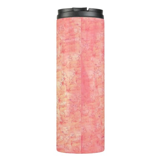  in roze aangepaste naam thermosbeker (Achterkant)