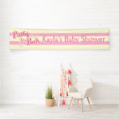  in roze Baby shower, Spandoek (Insitu)