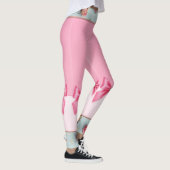  in roze bogen en bloemen leggings (Rechts)