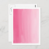  in roze Briefkaart (Voorkant / Achterkant)