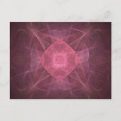 in roze briefkaart (Voorkant)