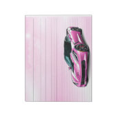  in roze Corvette Notitieblok (Gedraaid)