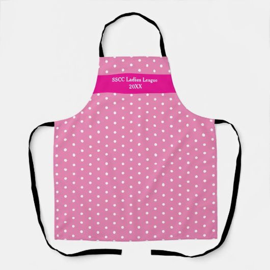 in Roze Custom Schort (Voorkant)