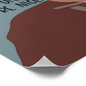  in Roze Duckie Colorblock Poster (Hoek)