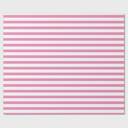 in roze en witte strepen cadeaupapier (Vlak)