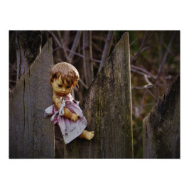 " in roze" foto afdruk