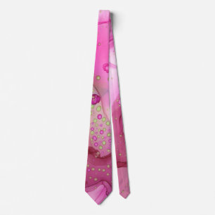  in roze kaars stropdas