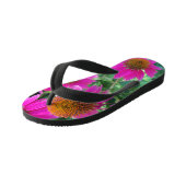 in roze kinder teenslippers (Schuin)
