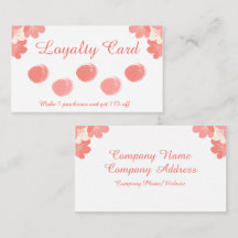 in Roze Loyalty Kaart
