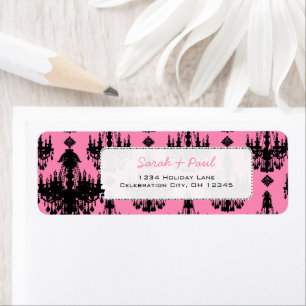 in Roze Luchters Return Address Label