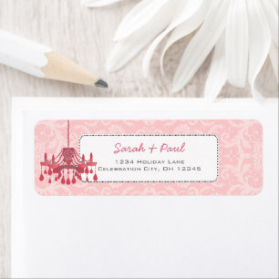  in Roze Luchters Return Address Label