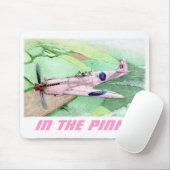 In roze muismat (Met muis)