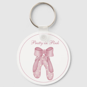  in roze Sleutelhanger