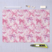  in roze Waterverf strikken Tissuepapier (Craft)