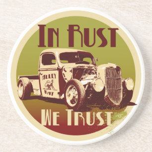 In Rust vertrouwen we Onderzetter