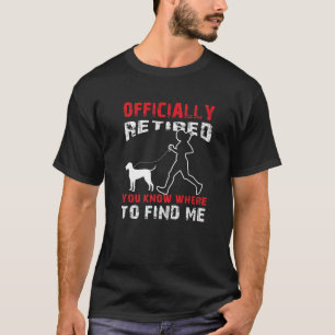 In ruste Jogging Weimaraner Dog Walker Pet Jogger T-shirt